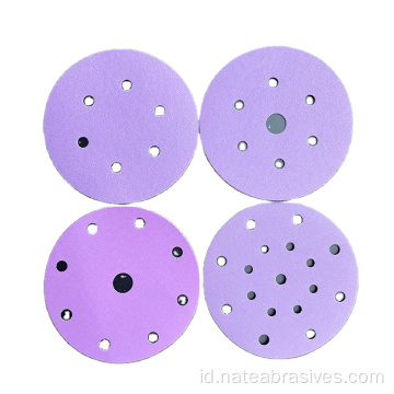 Aluminium oksida sanding disc ungu amplaper keramik 150mm